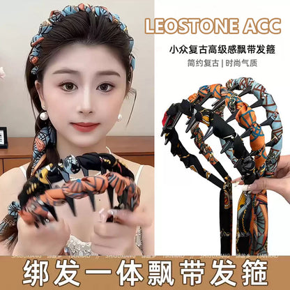 2026 New Ribbon Headband Braided Headband for Women, High-End Everyday Wear, Hair Binding Headband and Hair Clip Headwear