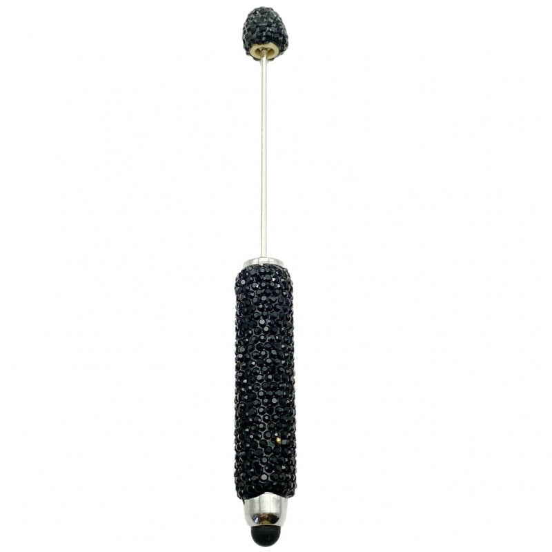 DIY touch screen full diamond ballpoint pen multi-function capacitive stylus cute pen ins solid color rhinestone touch screen pen in stock