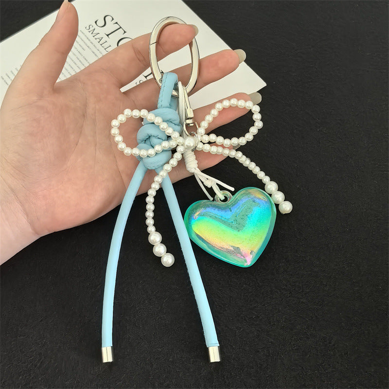DIY Hand Woven Carabiner Bag Pendant Keychain
