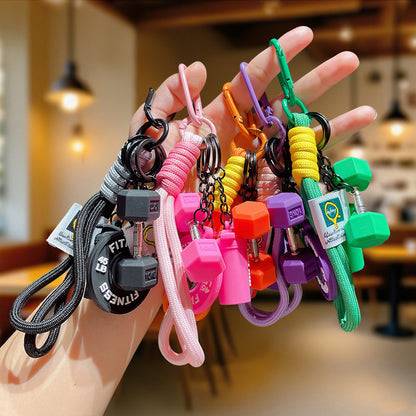 Creative Mini Gym Equipment Collection: Bag Hanging Accessories, Premium Keychains, Accessories, Accessories, Accessories, Small Gift Pendants