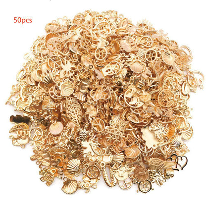 pendant Charms mix collections - Dripping Alloy DIY Bracelet Necklace Earring Key Ring Pendant