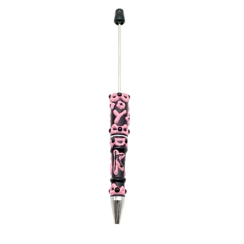 DIY cream hand-painted ballpoint pen hand-painted oil ballpoint pen macaron cream spinning cute pen spot wholesale