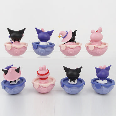 Cute tumbler healing knick-knacks, office desktop workstation decoration, decompression, emotional stability, artifact, cute pet