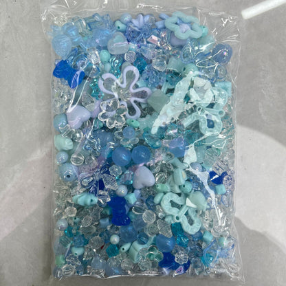 Cute Bow & Flower Acrylic Beads - DIY Mobile Phone Chain Necklace Lanyard Accessories