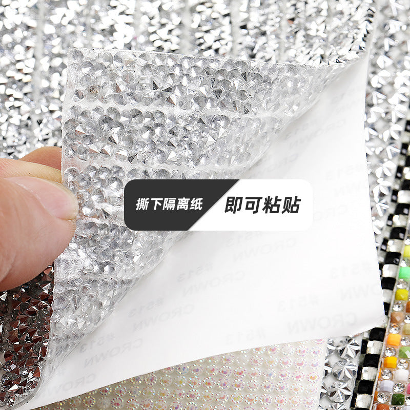 24*40 resin glue mesh, peel-off and instant sticking, DIY crafts, sequin glue, jewelry, accessories, hot melt glue, diamond glue mesh