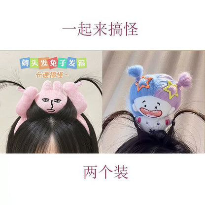 Ratatouille headband, Xiaohongshu, the same style of plush hair dolls, funny bundles, funny hair accessories