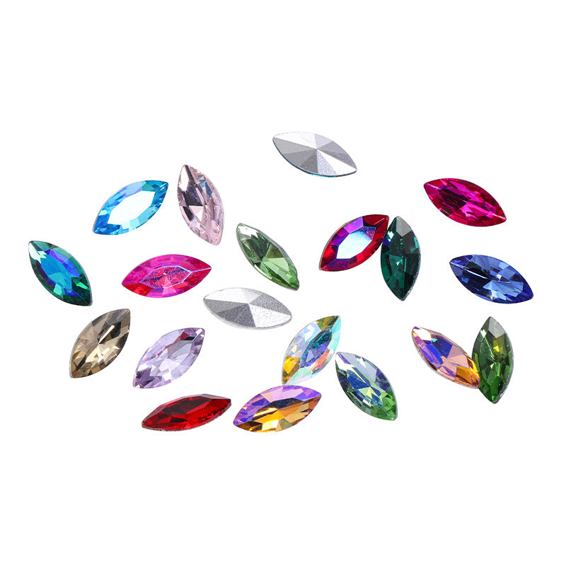 Navette Shape Diamond Rhinestones - Phone Case Perfume Bottle Clothing Crystal Jewelry DIY Accessories