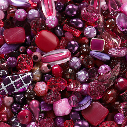 DIY Acrylic Mixed Beads 20g - Mobile Phone Chain Children's Jewelry Hair Accessories