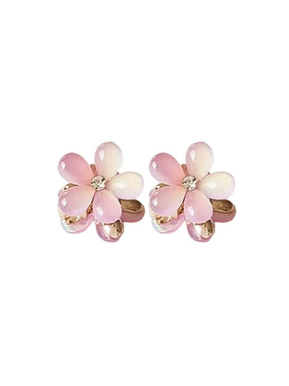Small mini floral claw clip for women, high-end side, bangs hair clip for front front, delicate princess hair clip