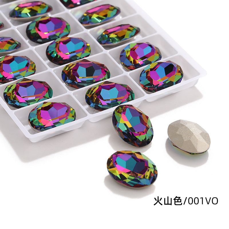 Direct supply of oval, pointed-bottom, special-shaped diamonds, phone cases, diamonds, shoes, bags, clothing, accessories, pointed sole oval diamonds