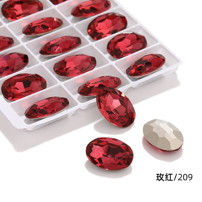 Direct supply of oval, pointed-bottom, special-shaped diamonds, phone cases, diamonds, shoes, bags, clothing, accessories, pointed sole oval diamonds