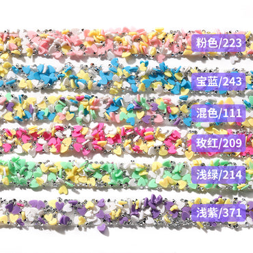 Resin Diamond Rhinestone Strips - Tear-Off Ready-to-Paste Sequins Hot Diamond Shoes Clothing Accessories and DIY crafty