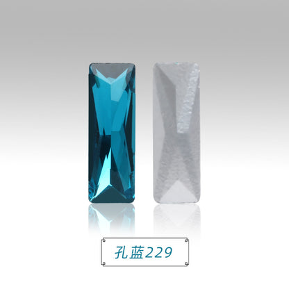 Spot wholesale Rectangular culet, special-shaped, crystal glass diamonds, mobile phone cases, perfume seats, bags and other DIY sticker drills
