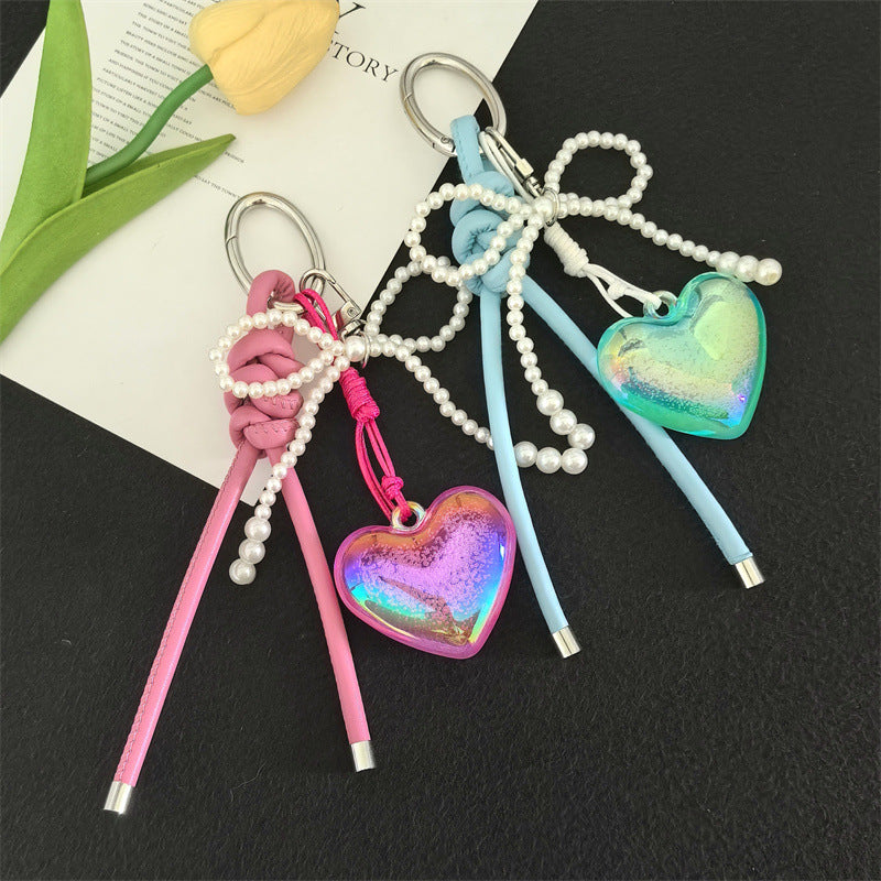 DIY Hand Woven Carabiner Bag Pendant Keychain