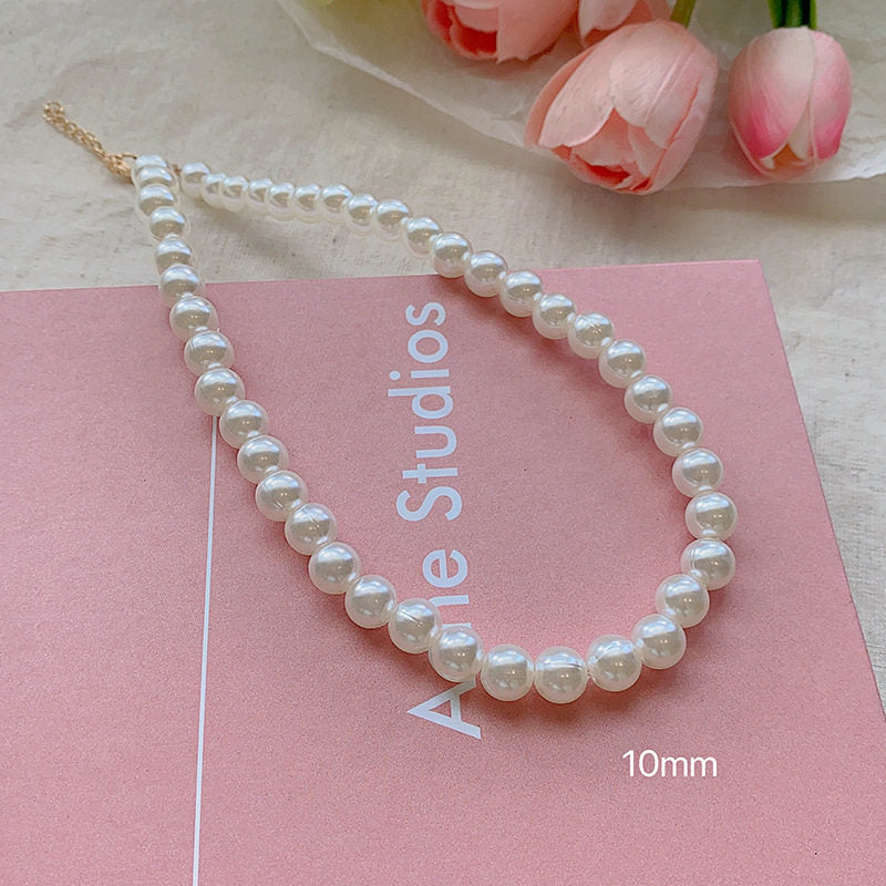 Korean INS style double-layer pearl starry sky necklace for women, sophisticated light luxury necklace, accessory choker collarbone chain