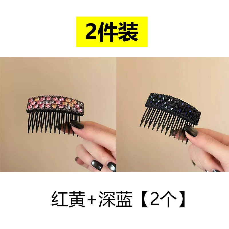 Elegant Diamond Inverted Comb for Women, High-End Rhinestone Hair Comb, Loose Hair Organizer, 2026 New Hair Accessory Hairpin