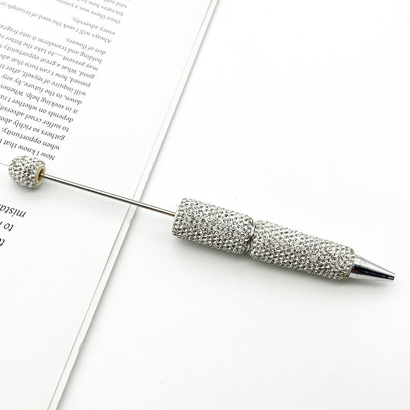 DIY solid color full diamond ballpoint pen exquisite heavy industry rhinestone cute ballpoint pen cross-border hot selling puzzle gift pen