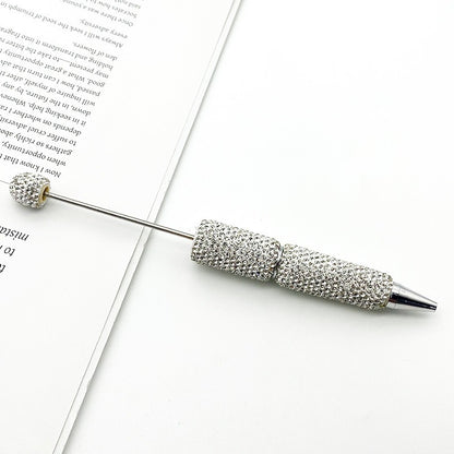 DIY solid color full diamond ballpoint pen exquisite heavy industry rhinestone cute ballpoint pen cross-border hot selling puzzle gift pen