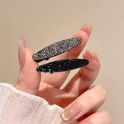 Delicate side clips, headwear, elegant new high-end mini mini rhinestone duckbill clips, broken hairpin and bang clips
