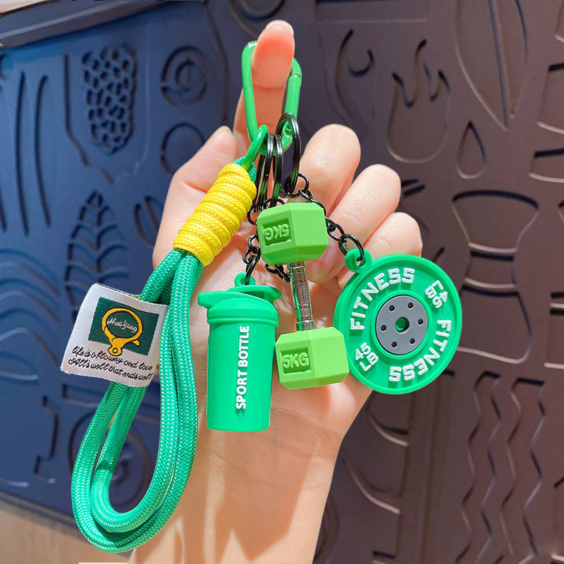 Creative Mini Gym Equipment Collection: Bag Hanging Accessories, Premium Keychains, Accessories, Accessories, Accessories, Small Gift Pendants