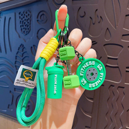 Creative Mini Gym Equipment Collection: Bag Hanging Accessories, Premium Keychains, Accessories, Accessories, Accessories, Small Gift Pendants