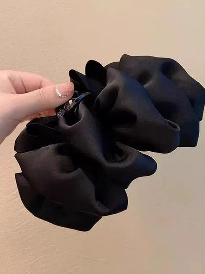 Small Cloud Bubble Claw Clip for Women, High-End Butterfly Bow Hair Clip, Hair Volume Small, Back Shark Clip Flower Hair