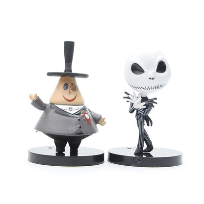 Premium 10 Christmas Night Terror Jack Skellington Figure Car Doll Car Halloween