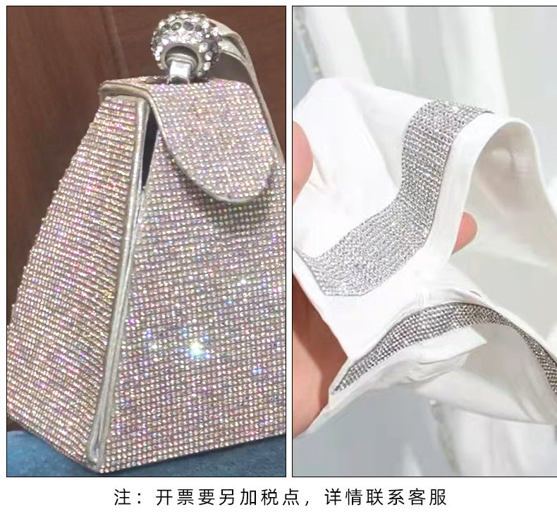 Resin Diamond Rhinestone Strips - Tear-Off Ready-to-Paste Sequins Hot Diamond Shoes Clothing Accessories and DIY crafty