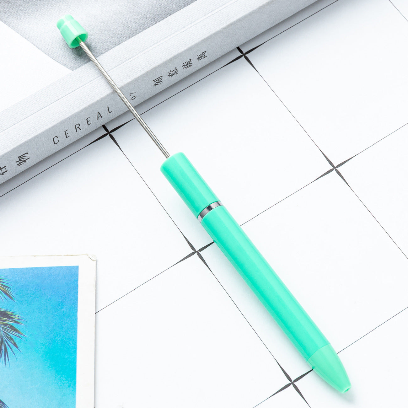 DIY Plastic Ballpoint Pen - Handmade Beaded Printable Personalized Pen Wholesale