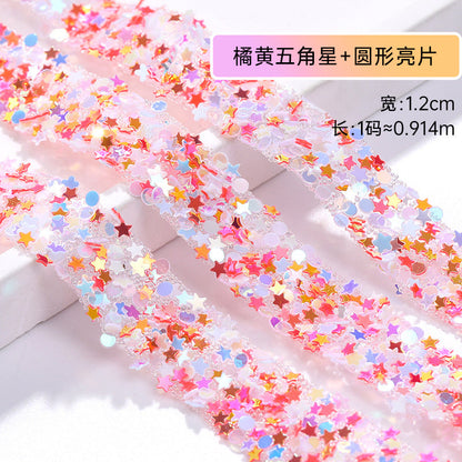 Resin Diamond Rhinestone Strips - Tear-Off Ready-to-Paste Sequins Hot Diamond Shoes Clothing Accessories and DIY crafty
