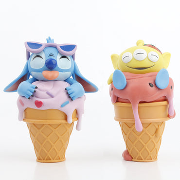 cone figure ice cream star kirby ice cream strawberry bear cone steedi vinnie bear pvc ornament wholesale q