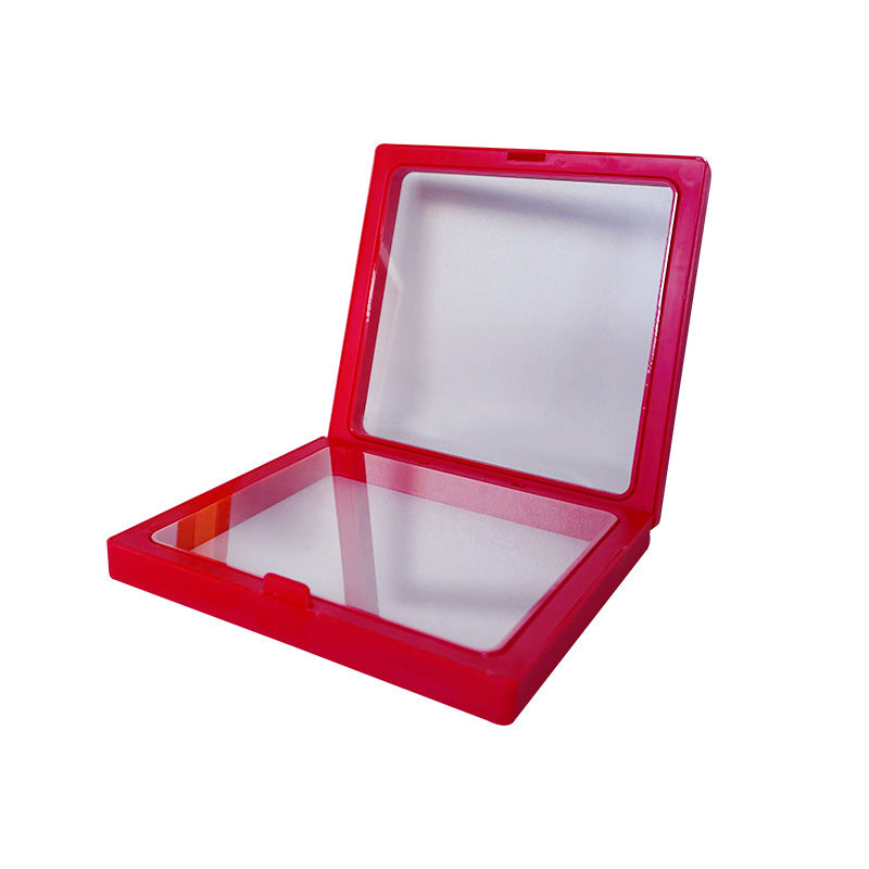 Jewelry PE suspension box, transparent bracelet box, display rack, dustproof storage box, temple Buddha bead box, film packaging box