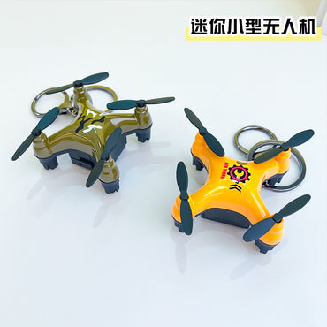 Creative Cartoon Mini Small Drone Series Keychain Kids School Bag Car Keychain Small Gifts Wholesale