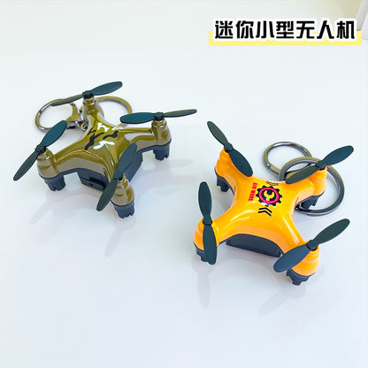 Creative Cartoon Mini Small Drone Series Keychain Kids School Bag Car Keychain Small Gifts Wholesale
