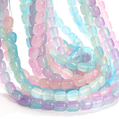 DIY Two-Color Date Bead - Handmade Loose Beads Bracelet Necklace Jewelry Accessories