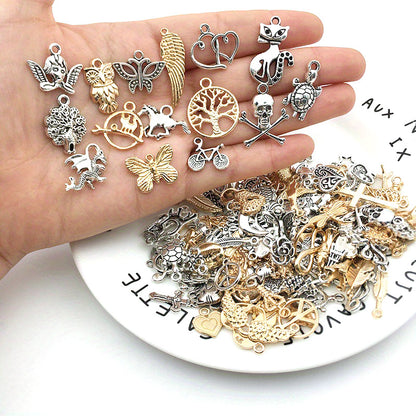 pendant Charms mix collections - Dripping Alloy DIY Bracelet Necklace Earring Key Ring Pendant