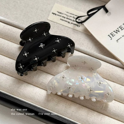 Korean Style Half-Up Small Claw Clip for Women, High-End 2026 New Shark Hair Clip at the Back of the Head, Small Volume Hair Clip, Ponytail Clip