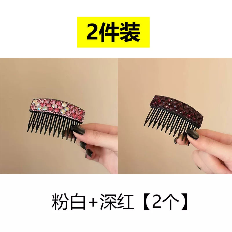 Elegant Diamond Inverted Comb for Women, High-End Rhinestone Hair Comb, Loose Hair Organizer, 2026 New Hair Accessory Hairpin