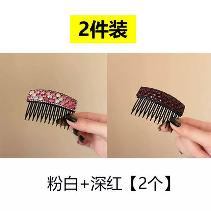 Elegant Diamond Inverted Comb for Women, High-End Rhinestone Hair Comb, Loose Hair Organizer, 2026 New Hair Accessory Hairpin