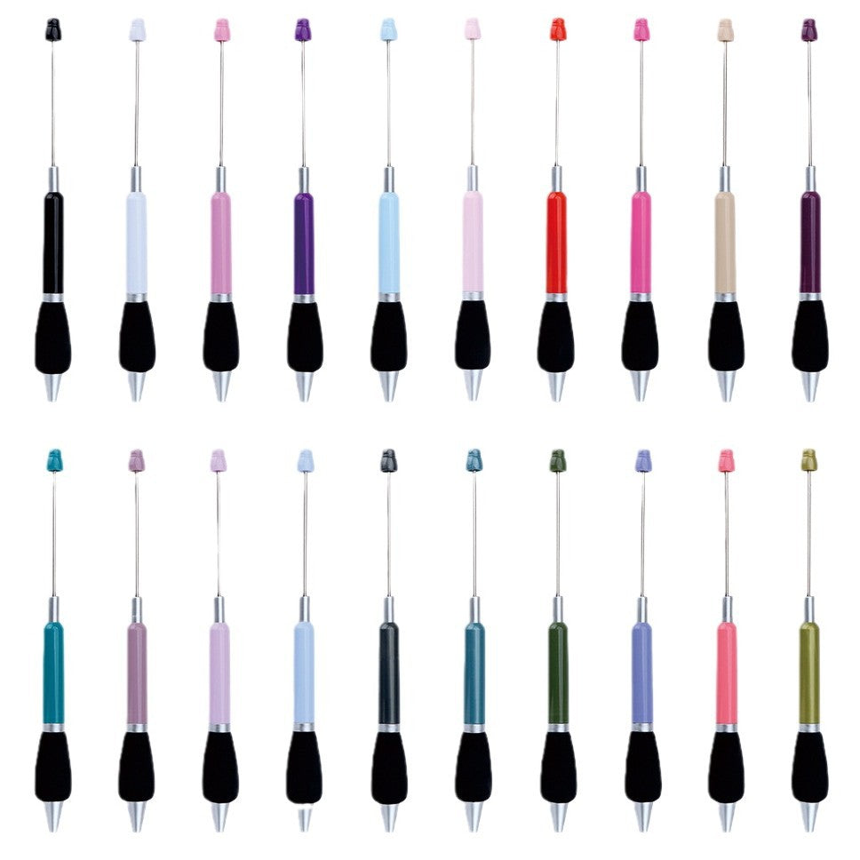 DIY press ballpoint pen creative glue spray sheath grip ballpoint pen ins macaron puzzle student stationery wholesale