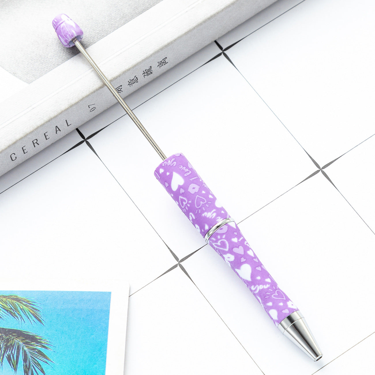 Valentine's Day Beadable Ballpoint Pen – DIY Love Gift Pen | Multiple Colors
