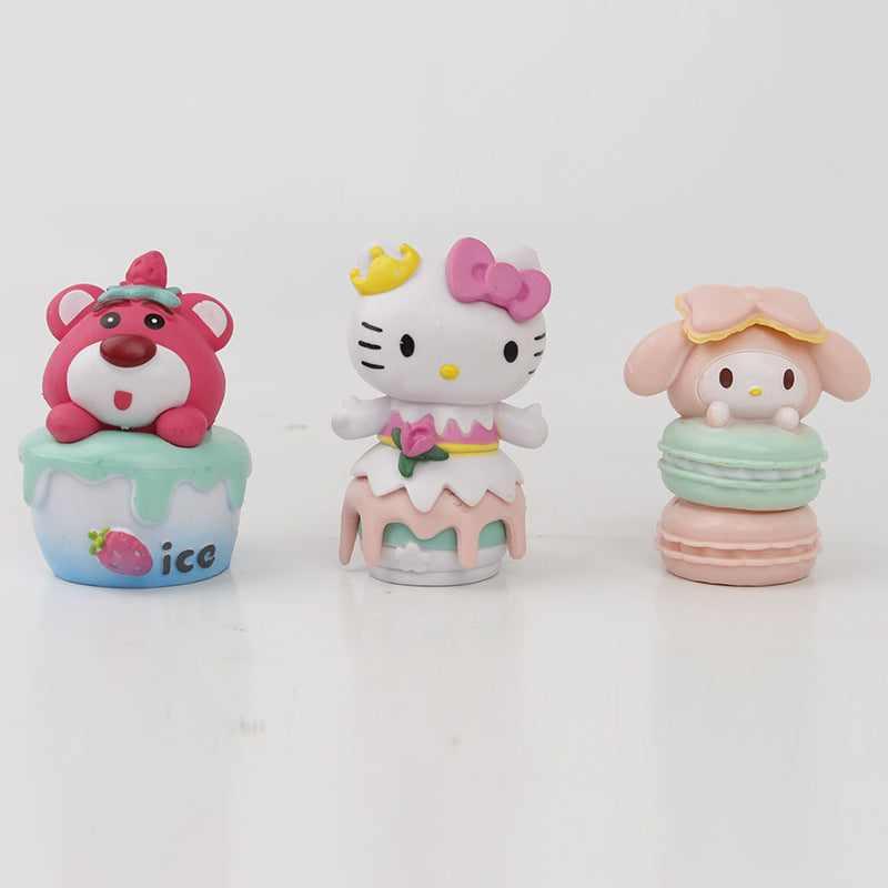 Cross-border blind box witch ceremony, Kuromi figures, trendy toy dolls, desk ornaments in the car, gift wholesale tide