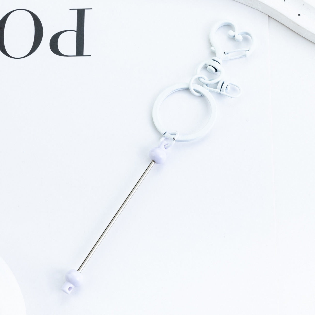 DIY beaded love keychain pendant event small gift key chain creative luggage pendant keychain