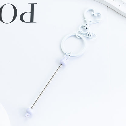 DIY beaded love keychain pendant event small gift key chain creative luggage pendant keychain