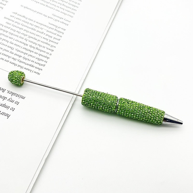 DIY solid color full diamond ballpoint pen exquisite heavy industry rhinestone cute ballpoint pen cross-border hot selling puzzle gift pen