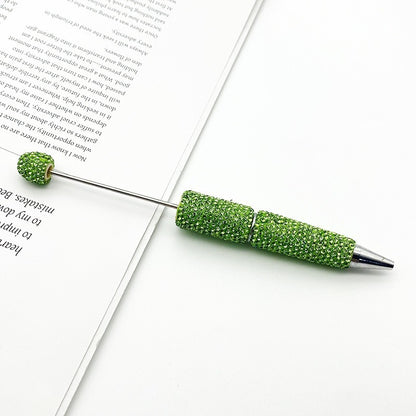 DIY solid color full diamond ballpoint pen exquisite heavy industry rhinestone cute ballpoint pen cross-border hot selling puzzle gift pen