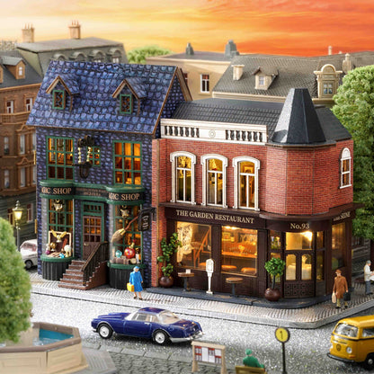 Smart Fun House DIY Cottage New Mini Home Series Wooden Handmade Can Be Opened and Closed Self-made Multi-level Model Gifts