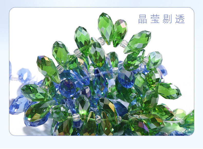 Water Drop Crystal Glass Beads - 6x12mm Horizontal Hole Multi-Color Beaded Curtain Clothing DIY