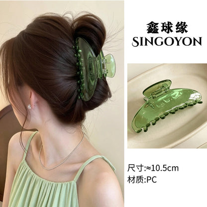 Large Versatile Grab Clip Women's Back of Head Shark Clip Korean Premium Hairpin 2026 Temperament Disc Hair Accessories