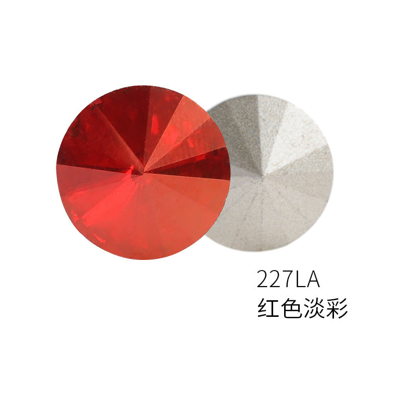 Xichuan New Light Color LA Series Satellite Pointed Bottom Glass Rhinestones, Clothing Accessories, DIY Jewelry Diamond Attachment Materials